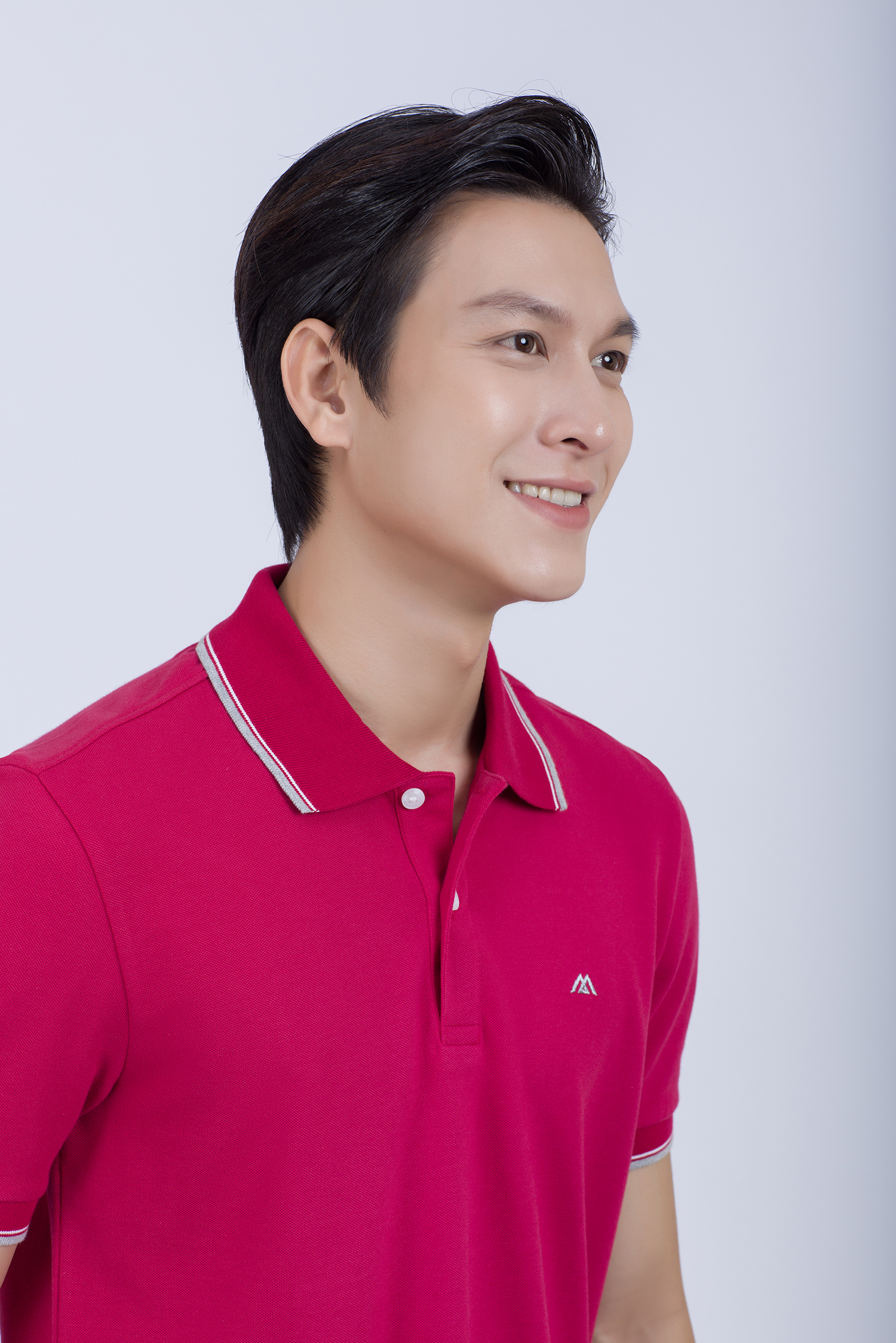  Áo Polo shirt nam ngắn tay-màu đỏ